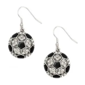 Soccer Dangle Earrings