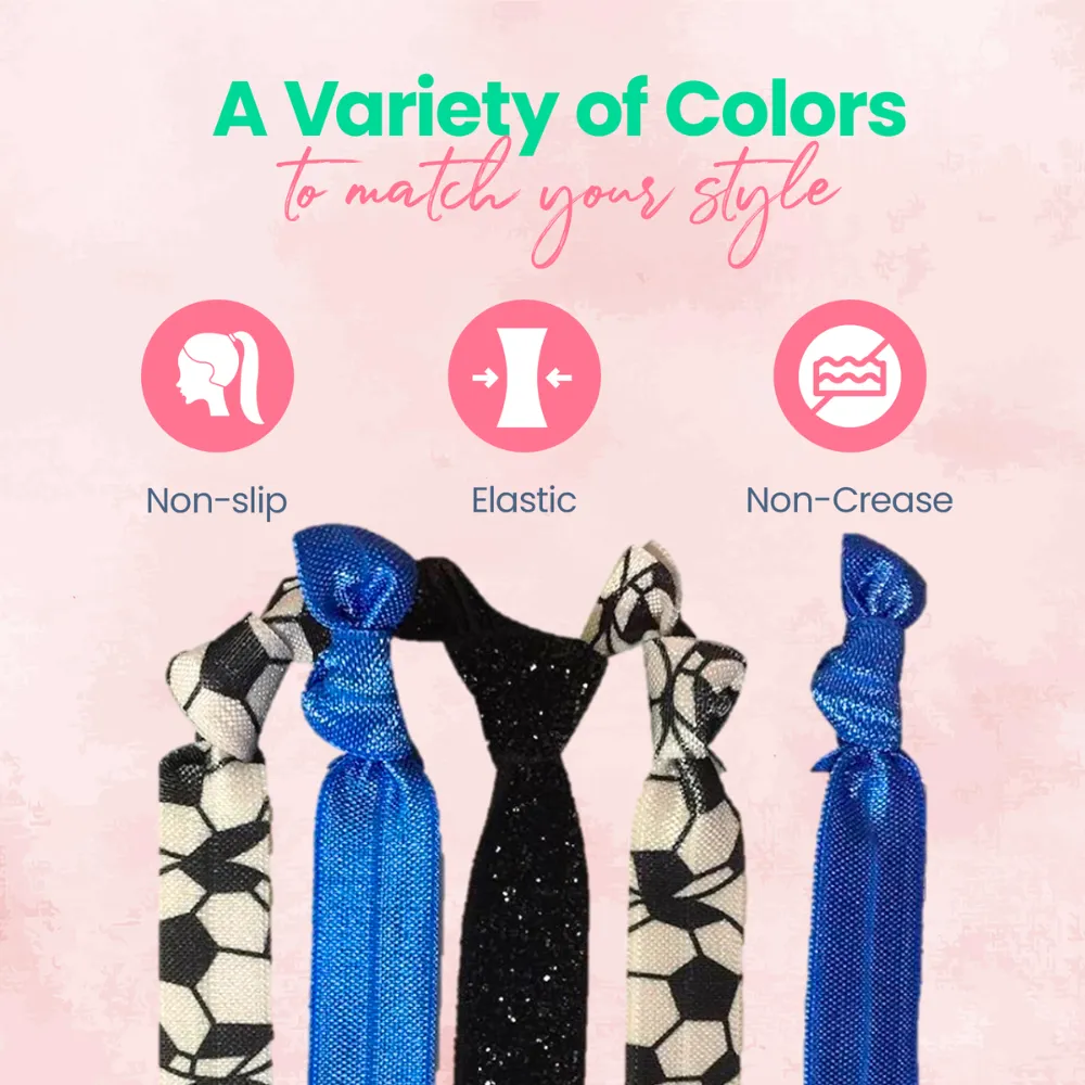 Soccer Hair Ties- Pick Color