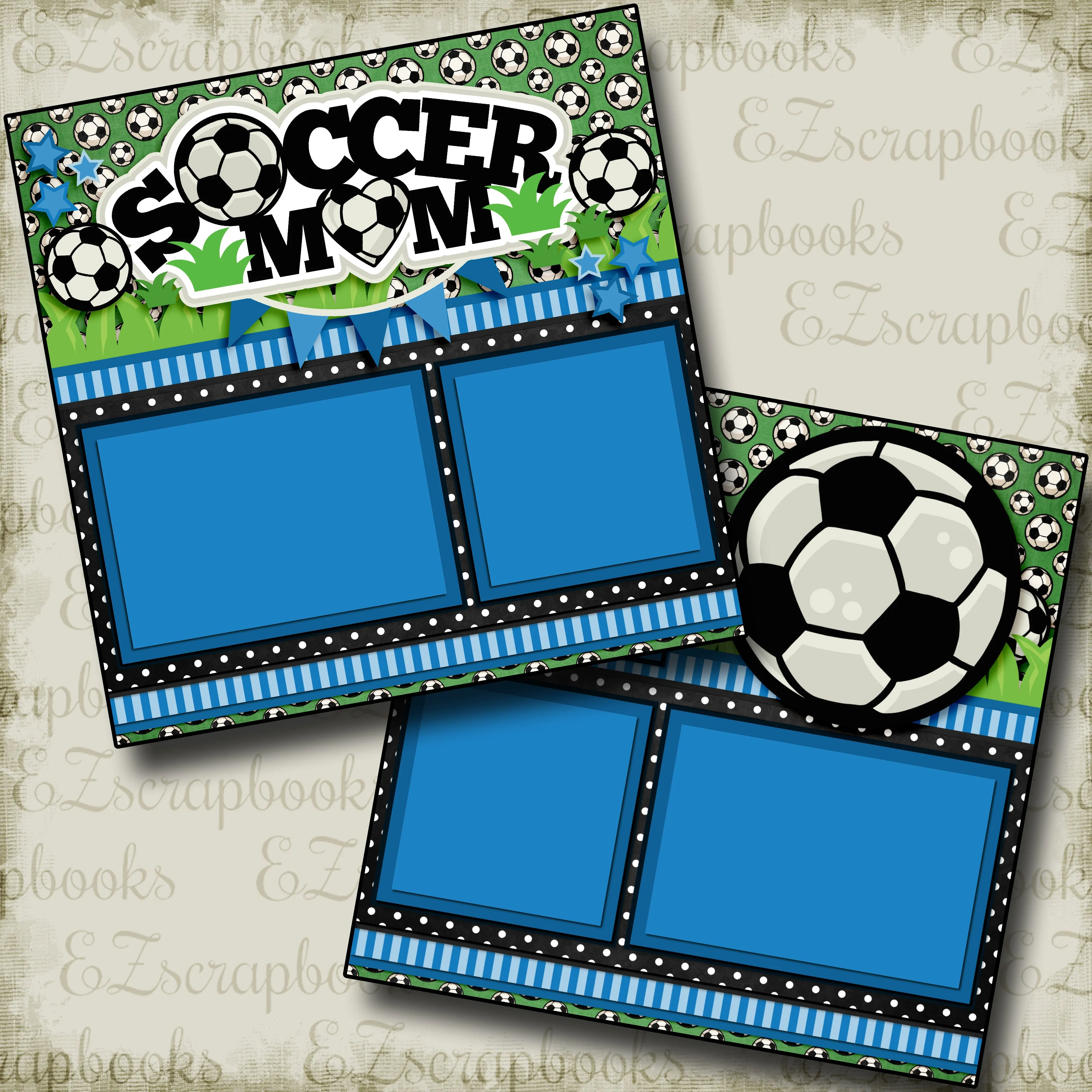 Soccer Mom Blue - 3308