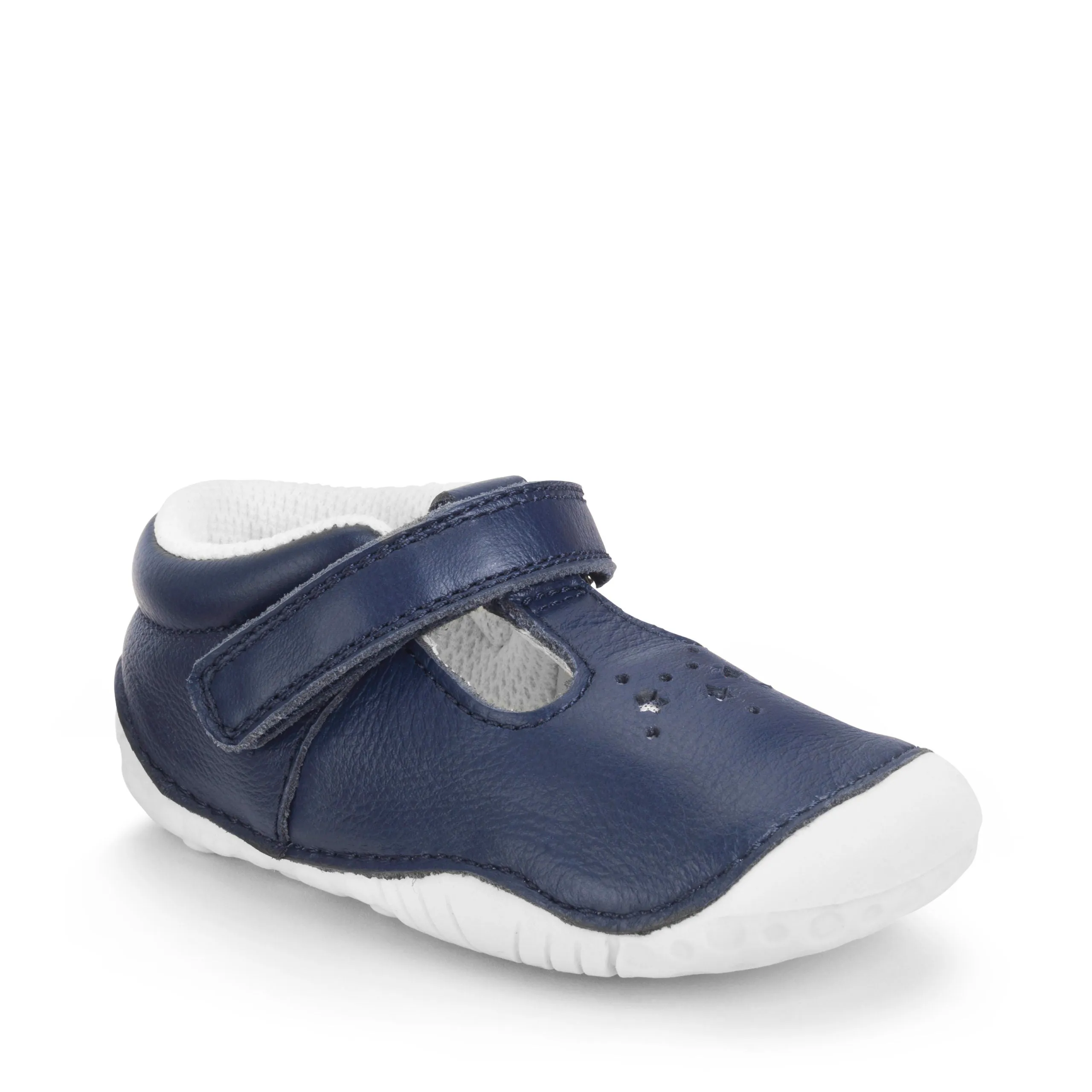 Start-rite Tumble Girls Navy Star Shoe