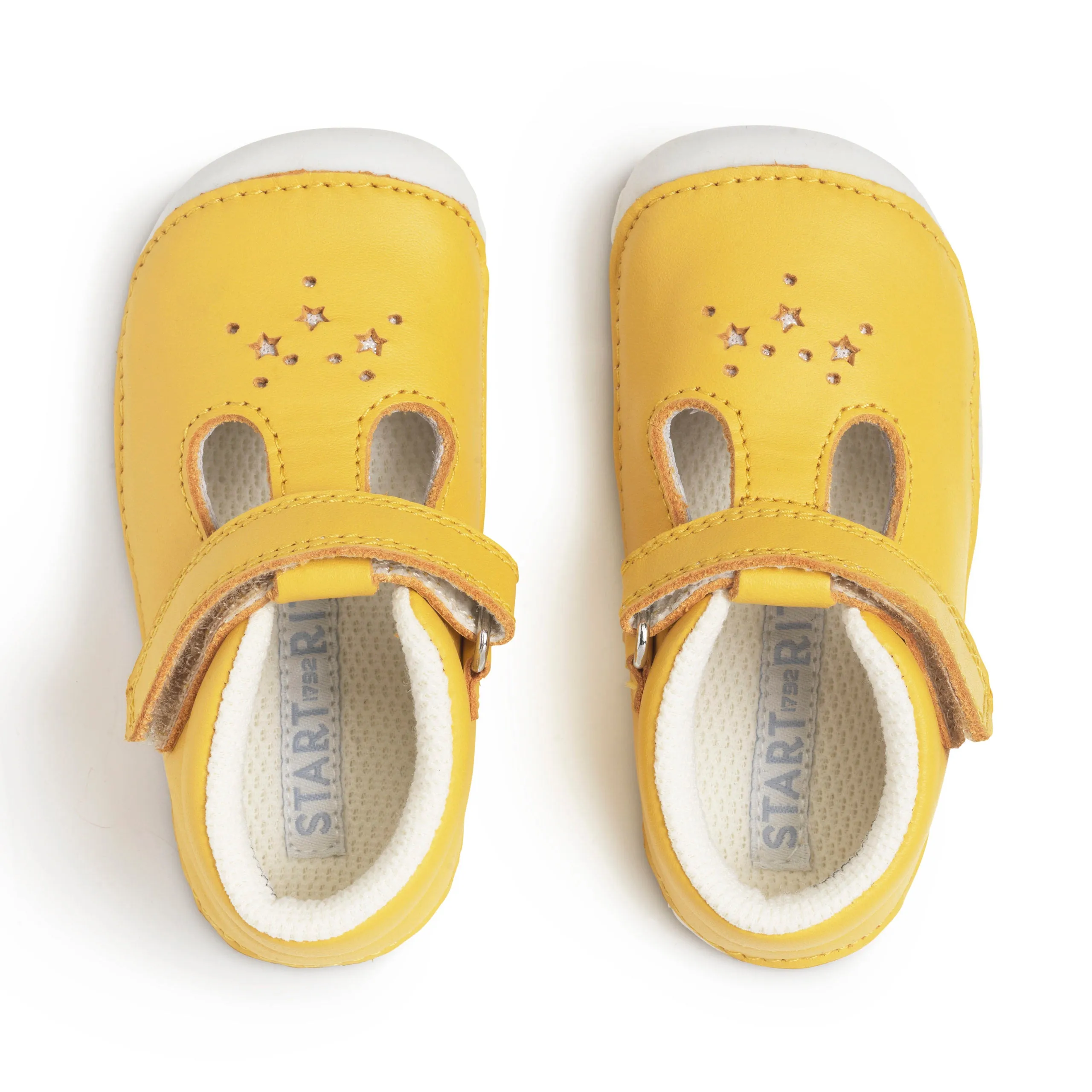 Start-rite Tumble Girls Yellow Star Shoe