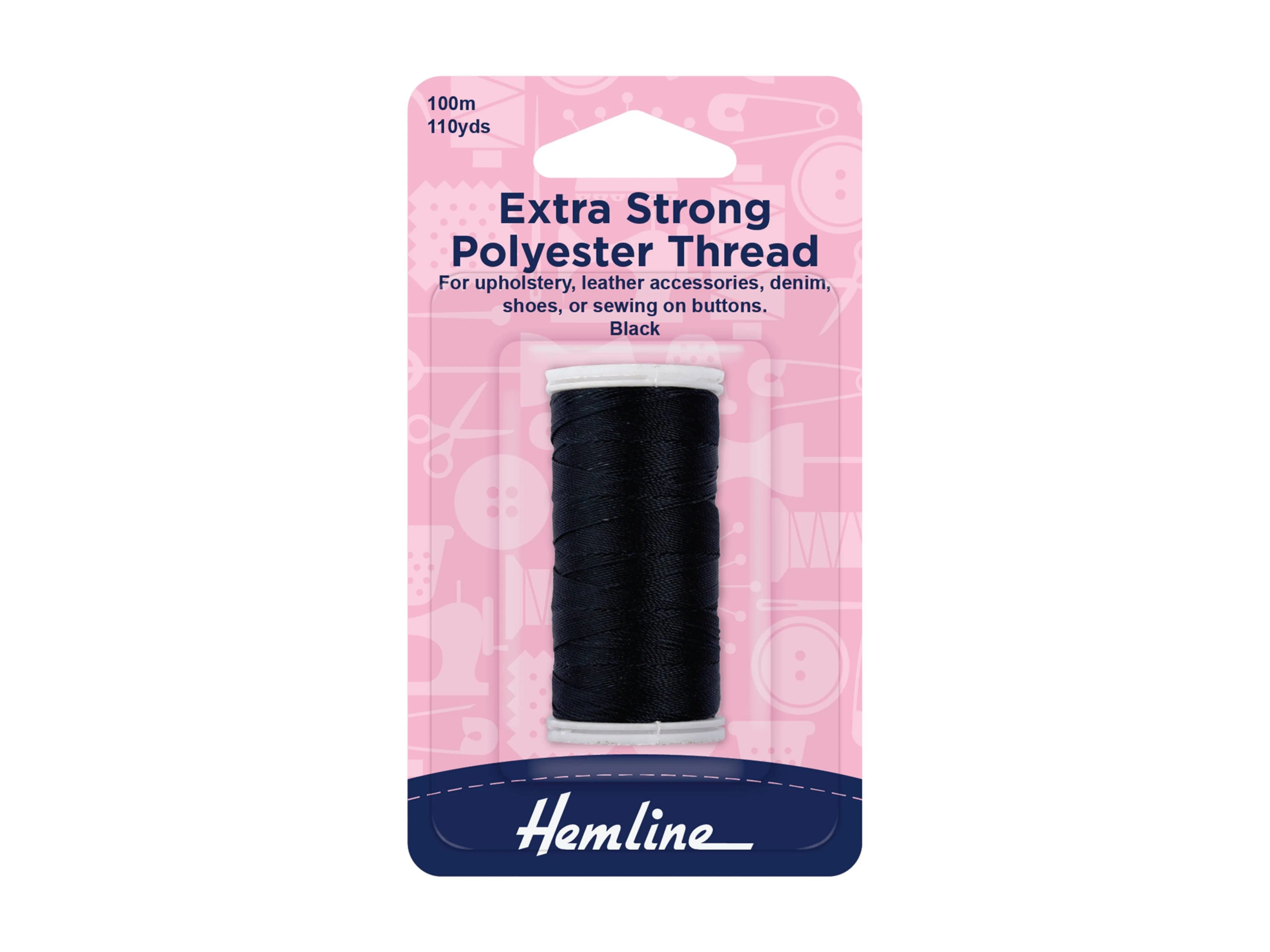 Strong Sewing Polyester Thread - 100 Metre Spool