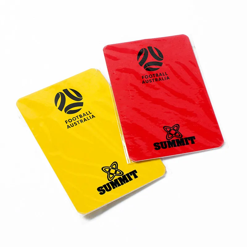 SUMMIT Football Australia Endorsed Referee Cards and Wallet