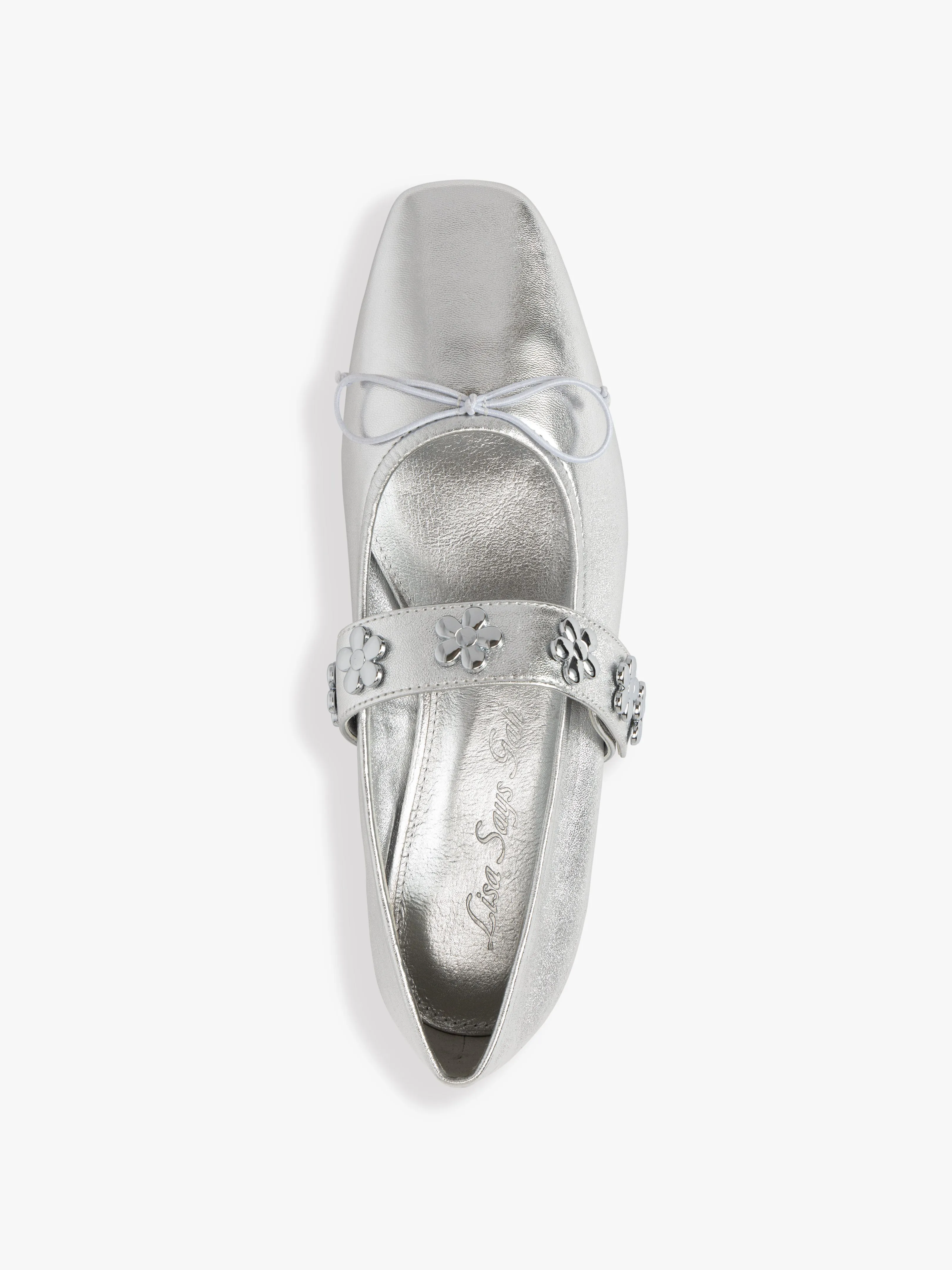 Sylvie Ballet Flat - Silver