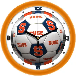 Syracuse Orange Wall Clock - Soccer