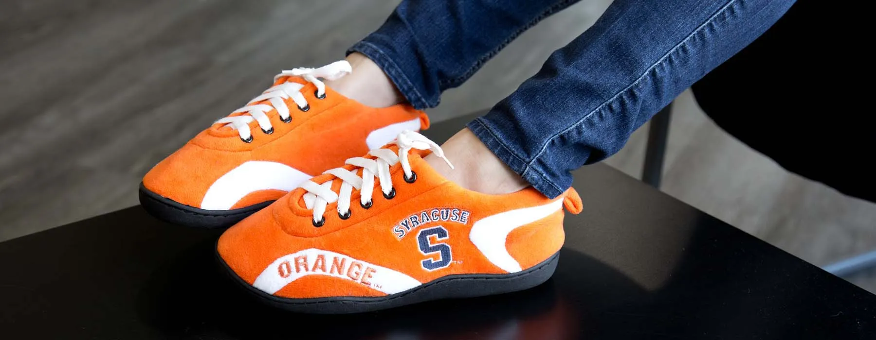 Syracuse Orangemen All Around Rubber Soled Slippers