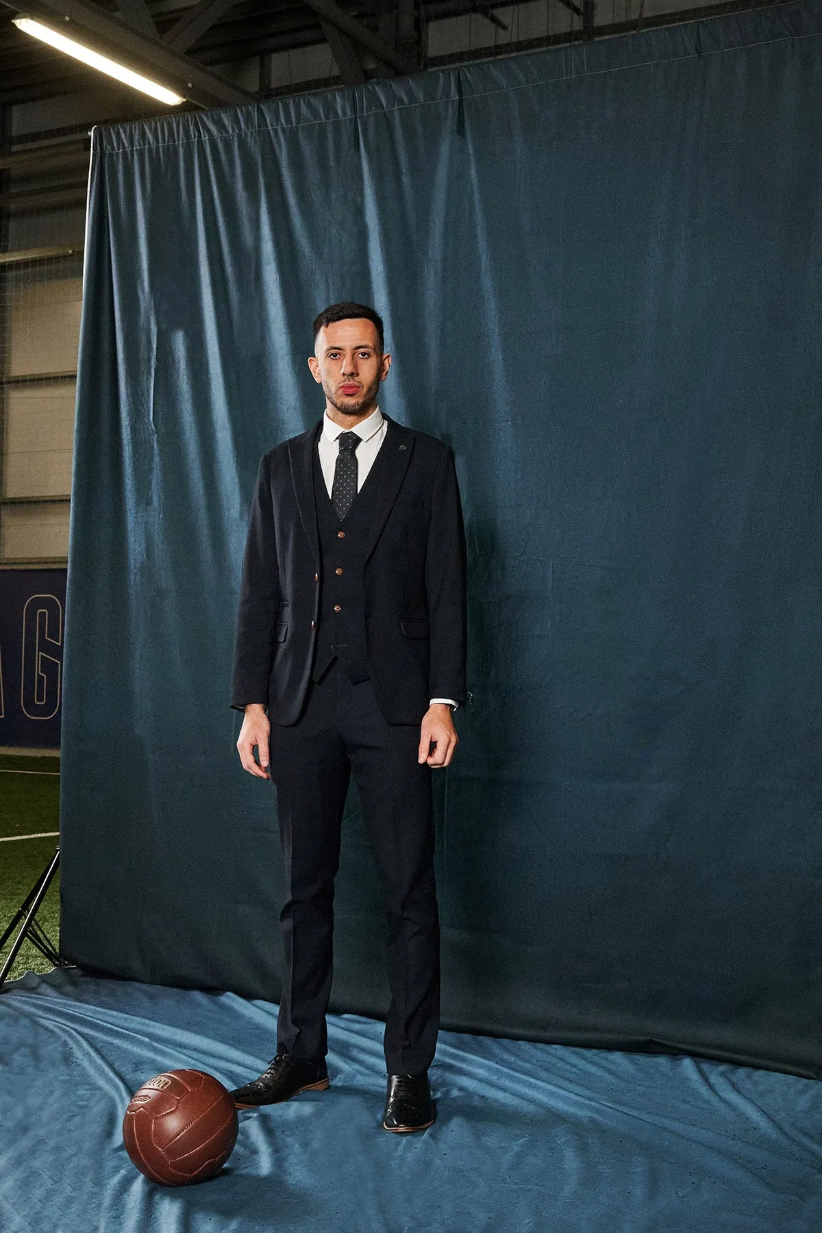 The Everton Collection | Dwight McNeil In Max Navy Suit