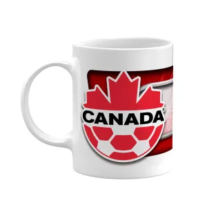 The Sports Vault 11 oz Canada Soccer Coffee Mug