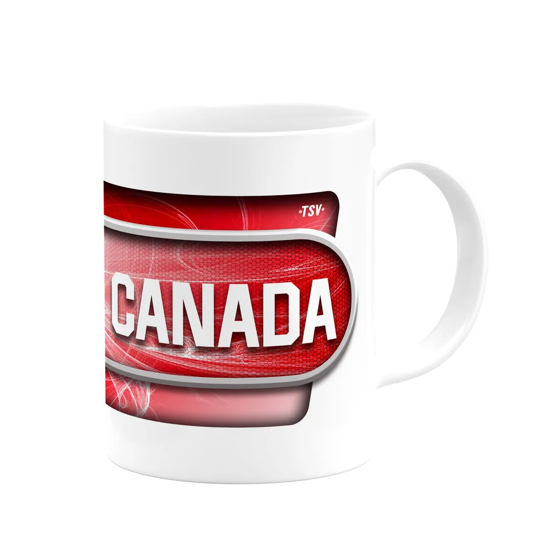 The Sports Vault 11 oz Canada Soccer Coffee Mug