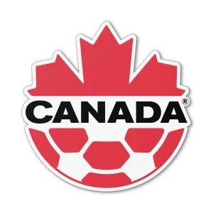 The Sports Vault Canada Soccer 8" Car Magnet