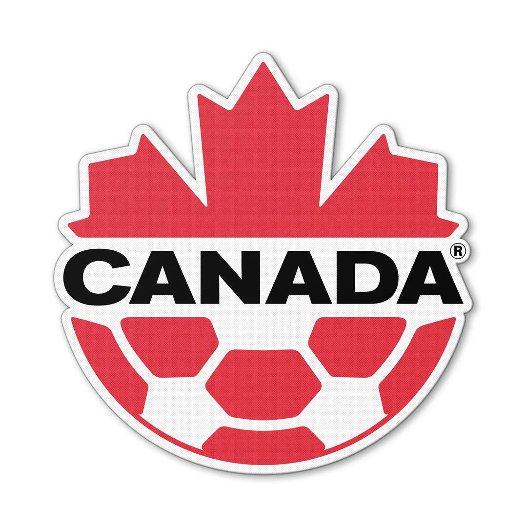 The Sports Vault Canada Soccer 8" Car Magnet