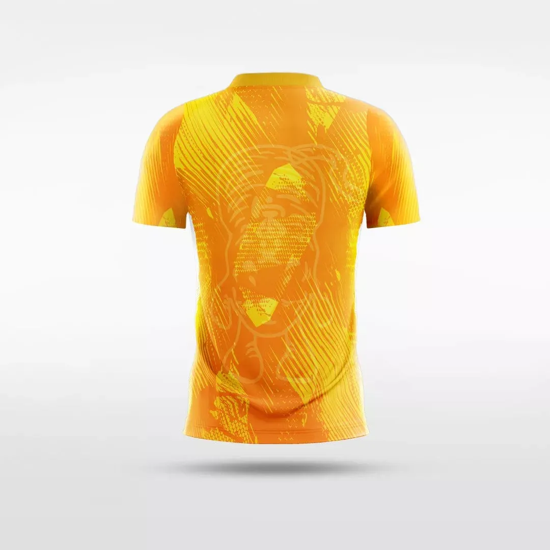 Tiger - Customized Men's Fluorescent Sublimated Soccer Jersey