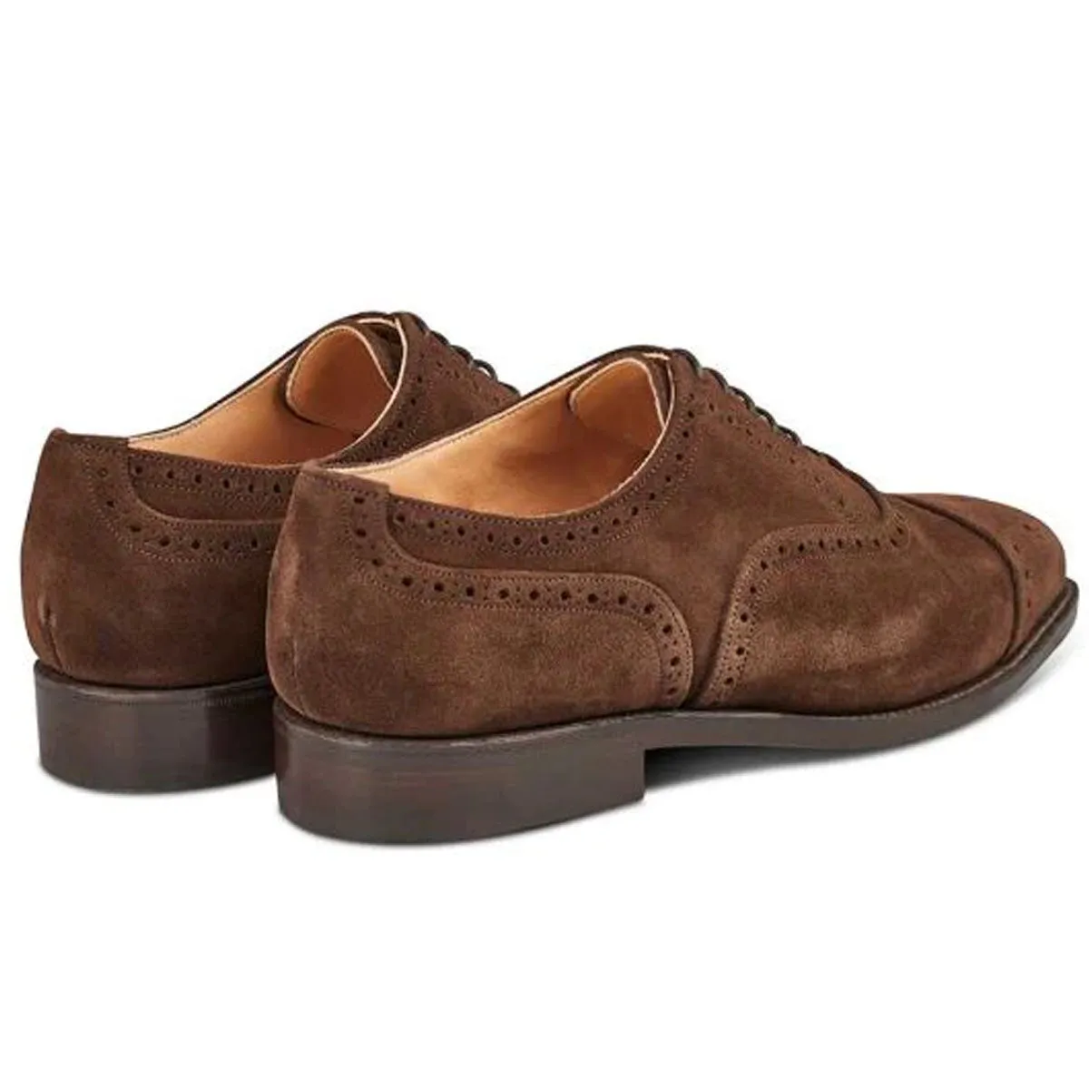 TRICKER'S Kensington Shoes - Mens - Chocolate Repello Suede