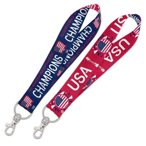 United States USA Women's Soccer Team 2019 FIFA World Cup Champions Keystrap