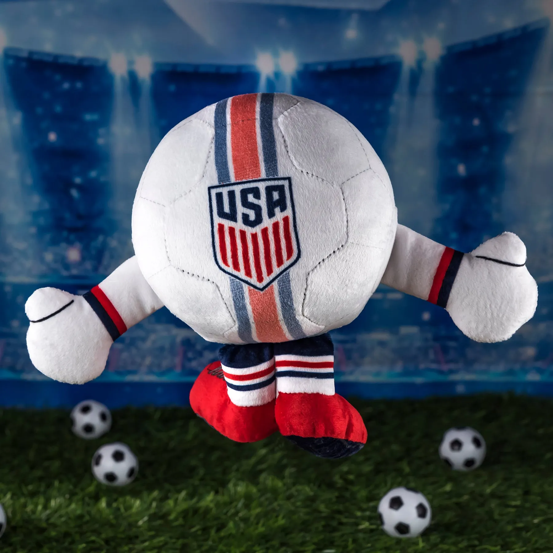 US Soccer 8" Kuricha Soccer Ball Plush