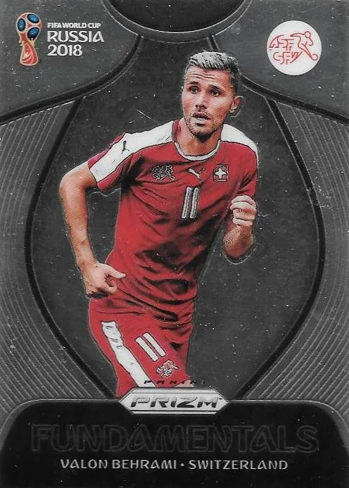 Valon Behrami, Fundamentals, 2018 Panini Prizm World Cup Soccer