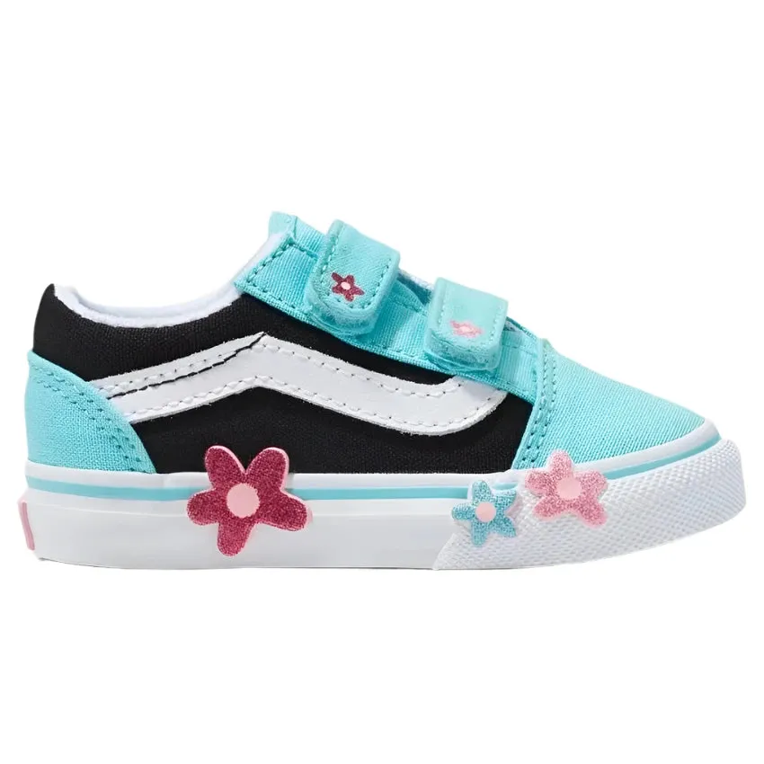 Vans Old Skool V Flower Toddler Shoe