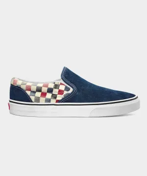 Vans Washed Classic Slip-on in Dress Blues