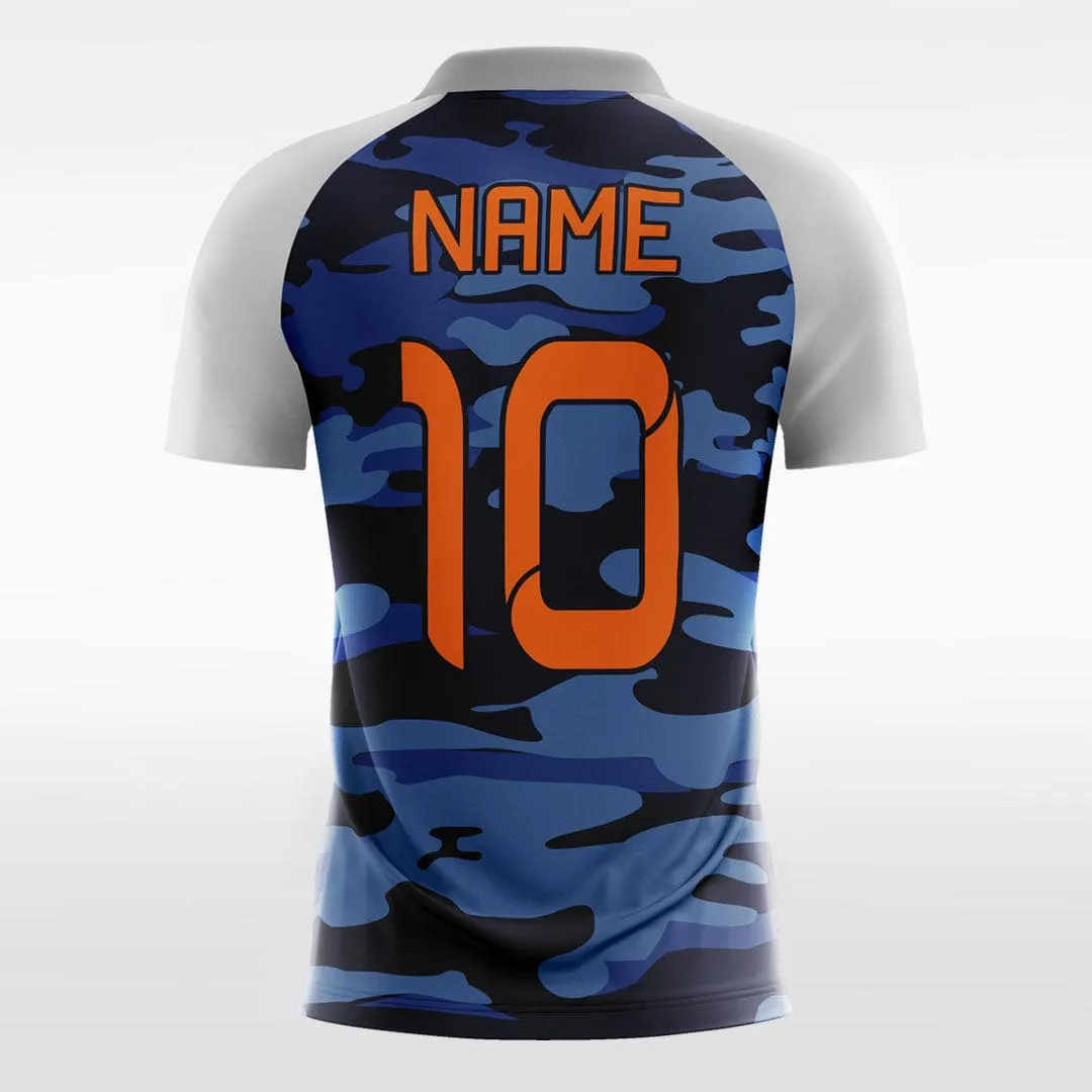 Vintage Camouflage - Custom Kids Soccer Jerseys Design Split