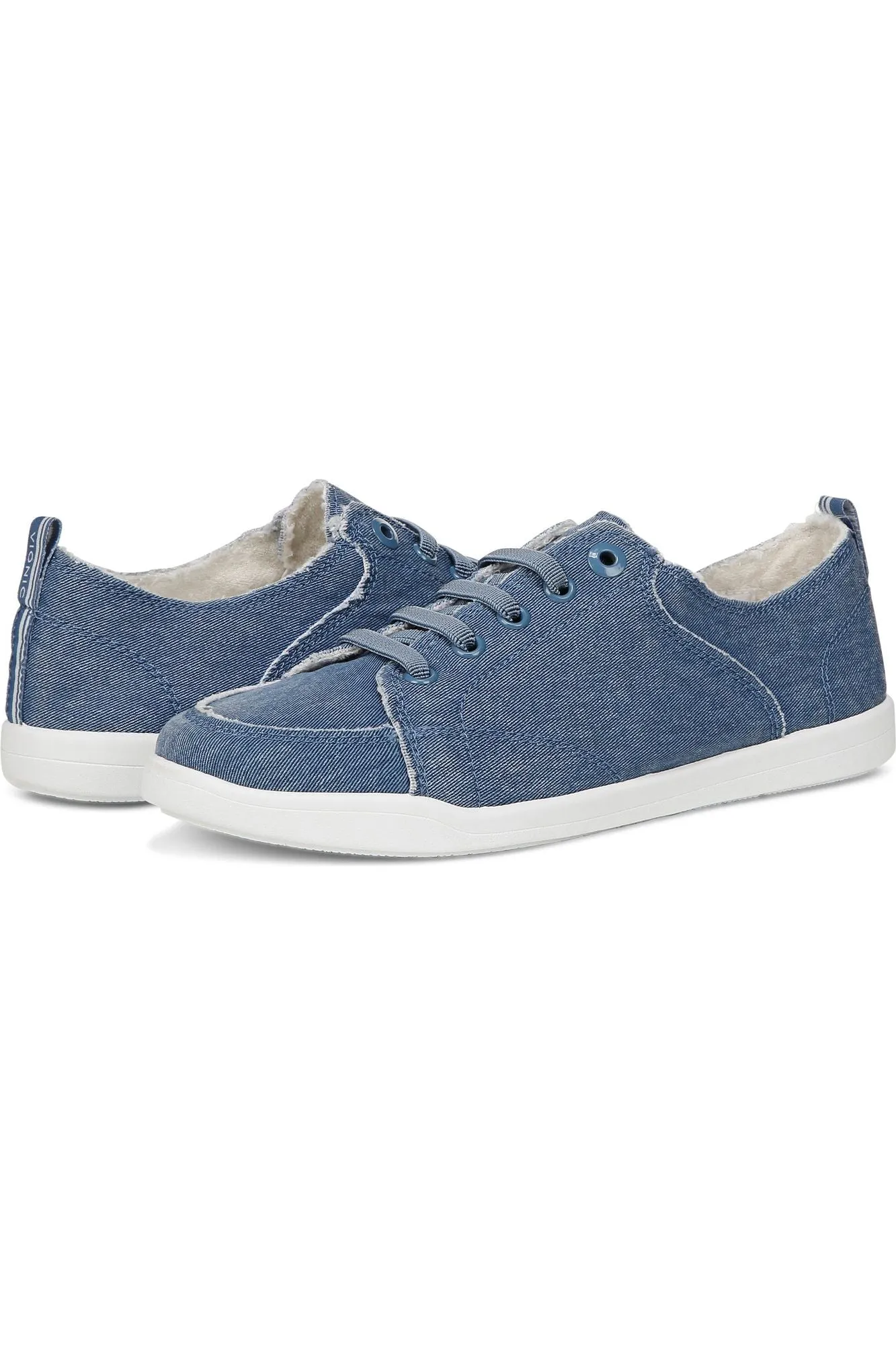 Vionic Canvas Laced Denim Sneaker - Style Pismo CNVS