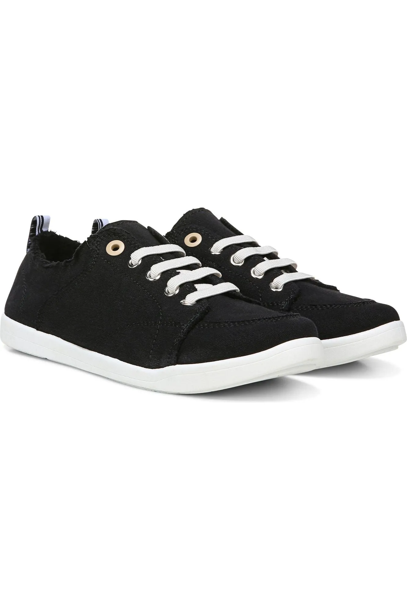 Vionic Canvas Laced Sneaker - Style Pismo BLK