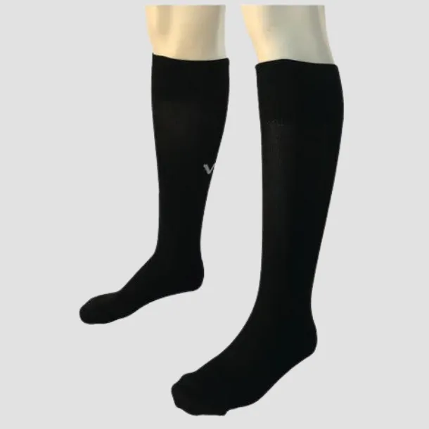 VIVA BLACK SOCCER/FOOTBALL SOCKS