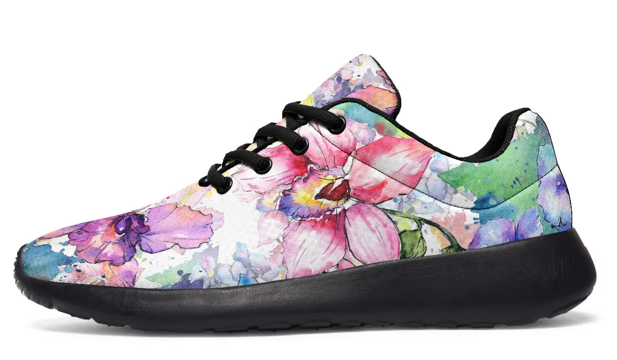 Watercolour Flowers Sneakers