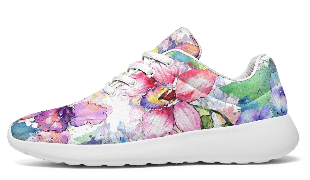 Watercolour Flowers Sneakers