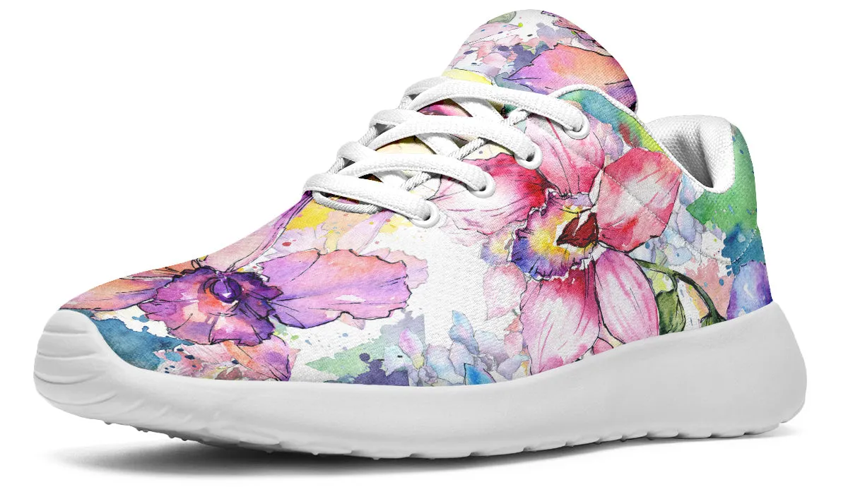 Watercolour Flowers Sneakers