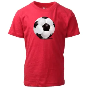 WES Boys Red Soccer Graphic Tee