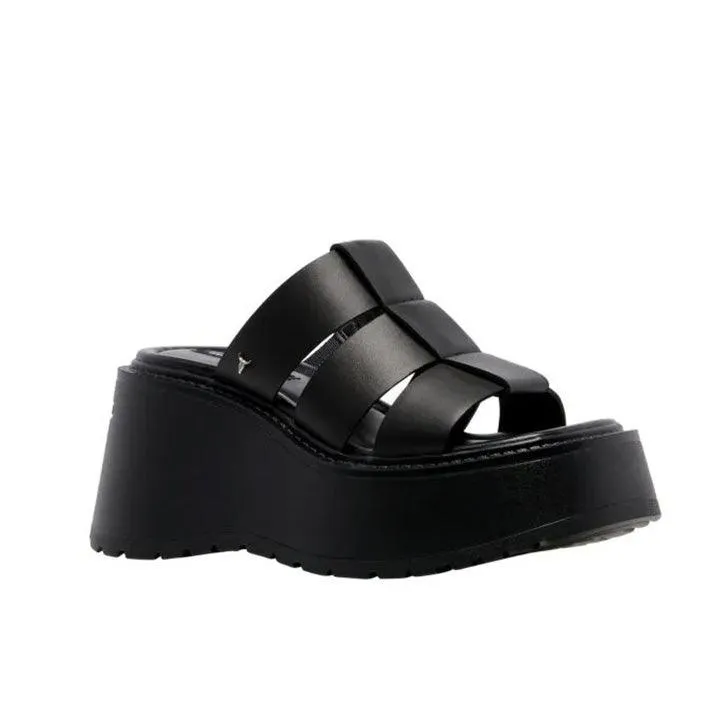 WINDSOR SMITH CAPRICORN BLACK HEELS