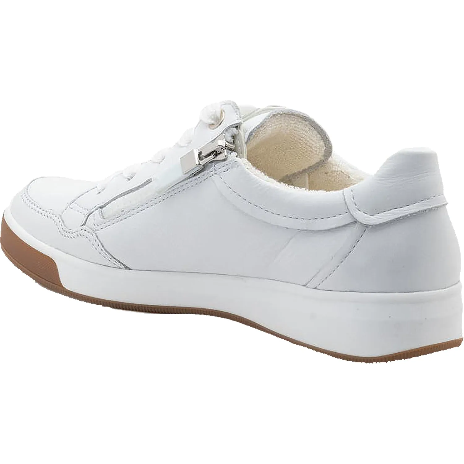 Women's Ara Rei Low II White Leather