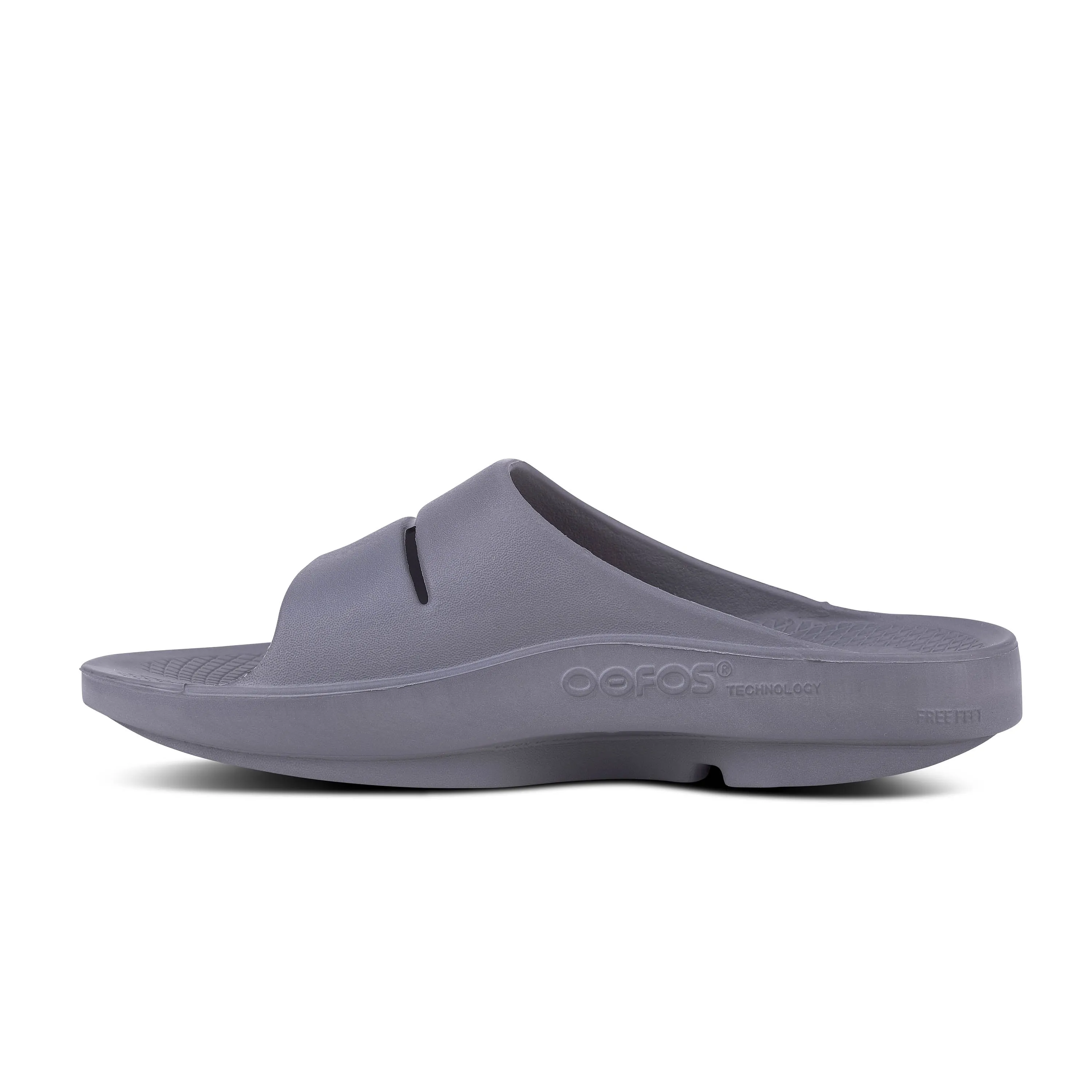 Women's Oofos OOahh Slide Color: Slate