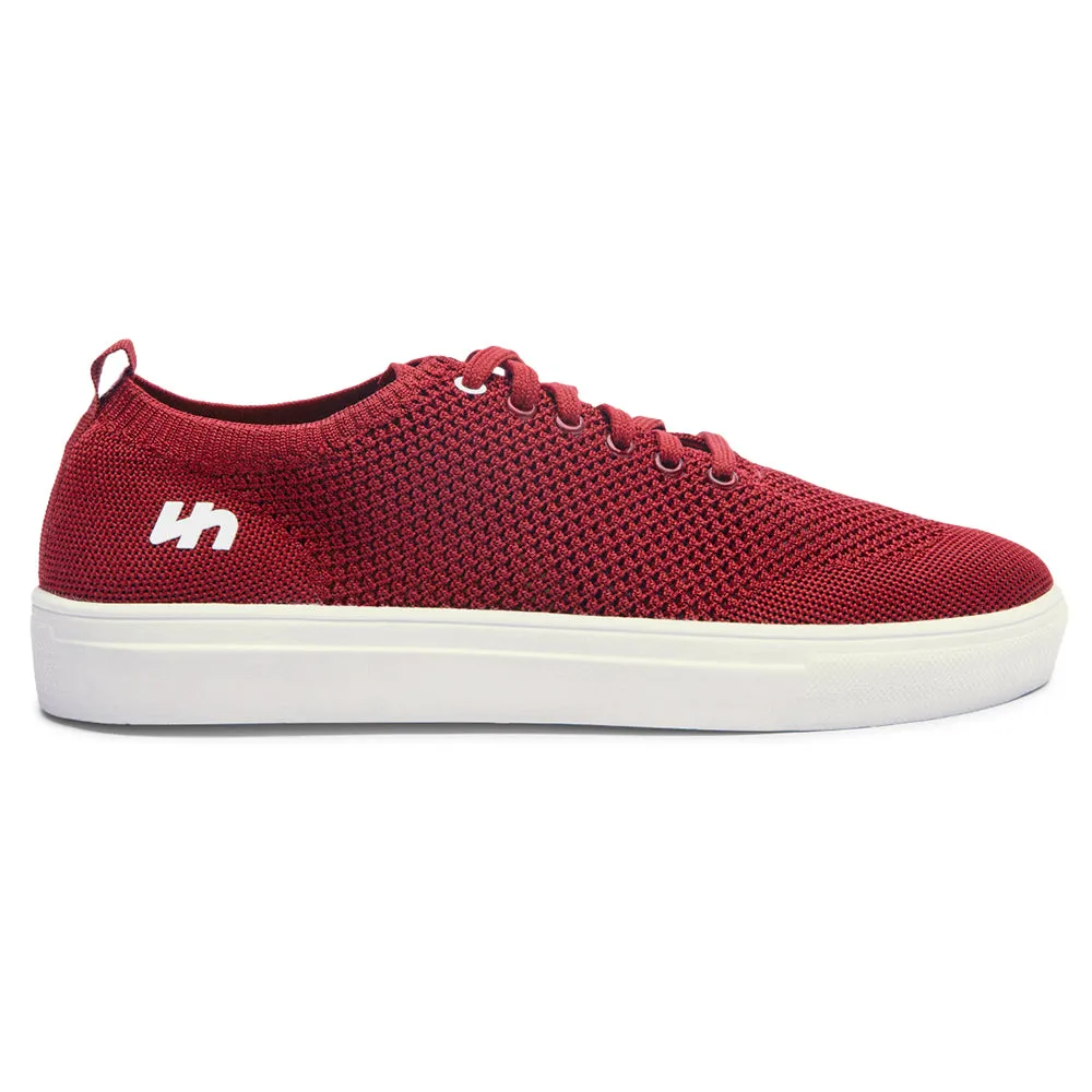 WYN Ellipsis - Breathable Sneakers | Burgundy