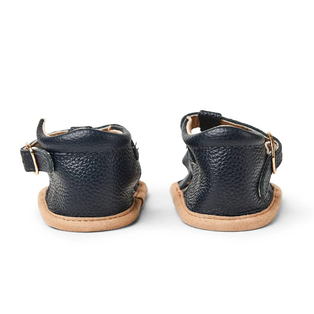 Zodiac Blue Leather Baby Sandal